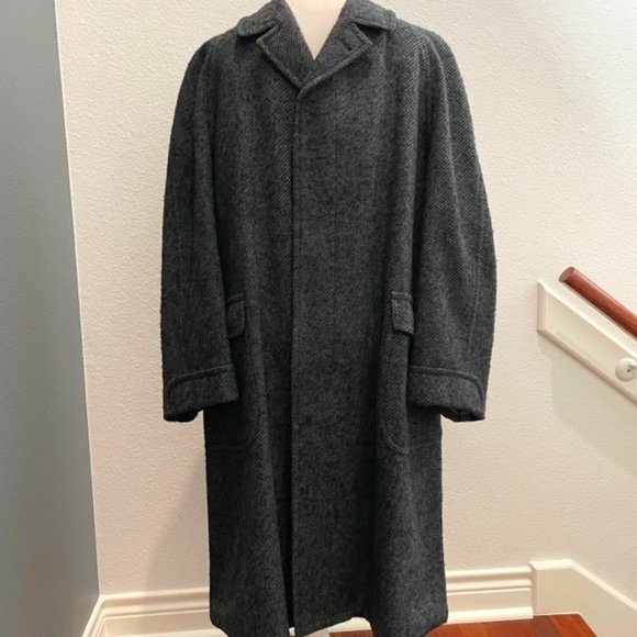 Classic Vintage 1970’s Men's Overcoat made in USA - Picture 1 of 13